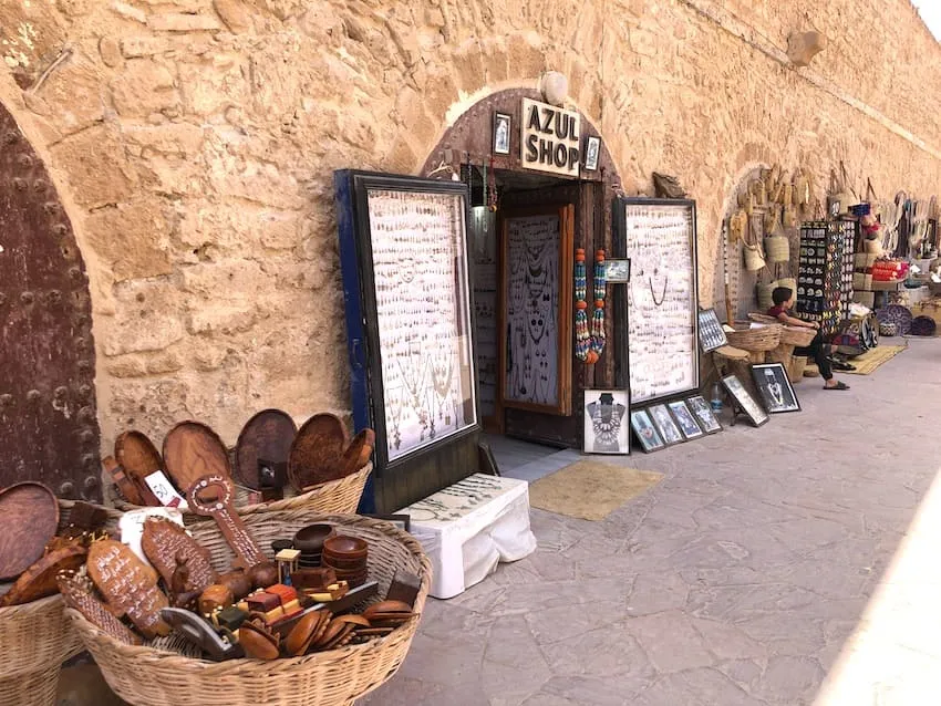 Boutique artisanale au cœur des remparts d'Essaouira