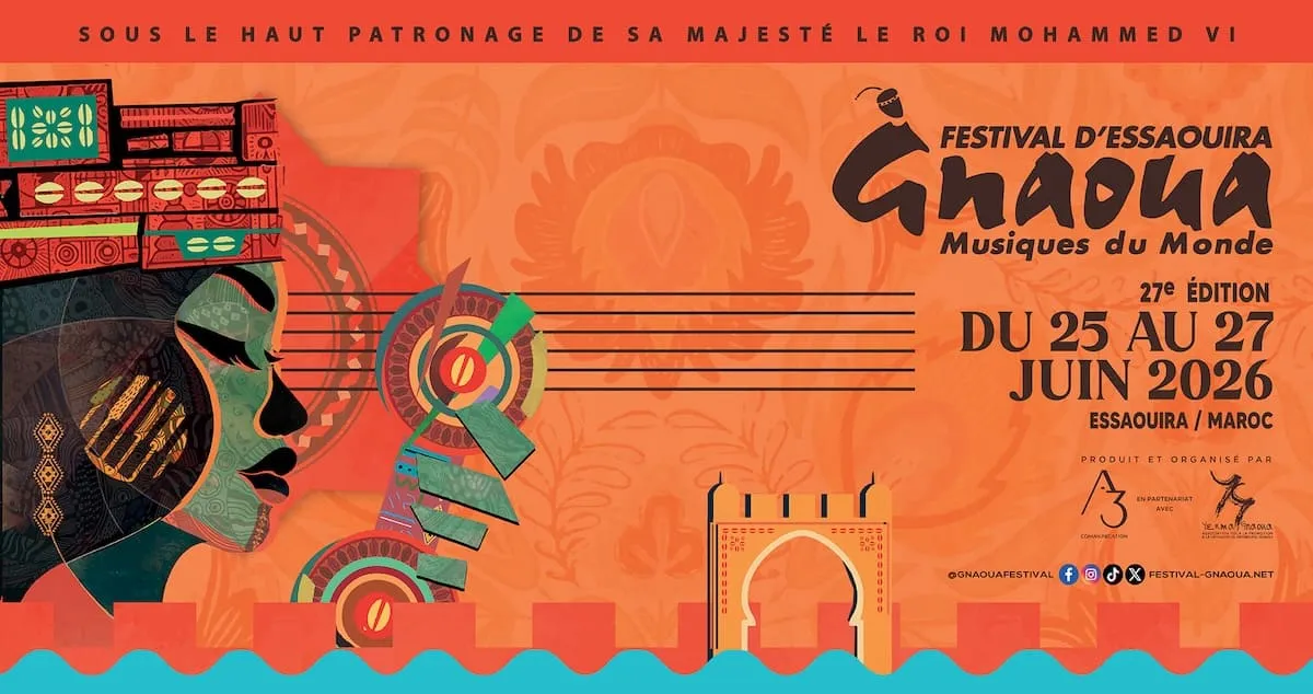 Fiche du festival Gnaoua Essaouira 2026