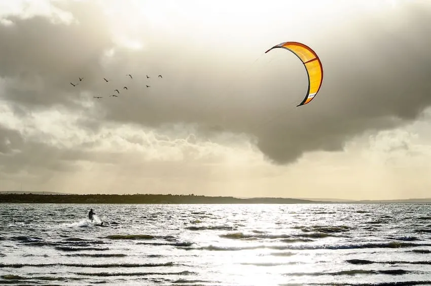 Kitesurfeur à Essaouira