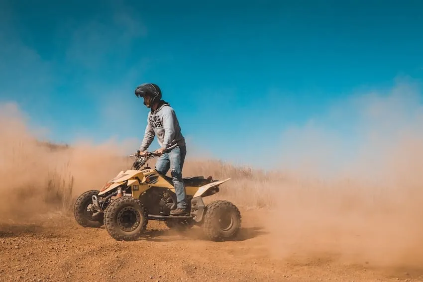 Activité de quad dans les environs d'Essaouira